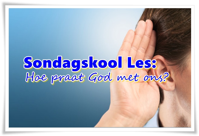 hoe praat god met ons - groot