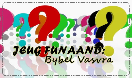 Jeug Funaand - Bybel vasvra