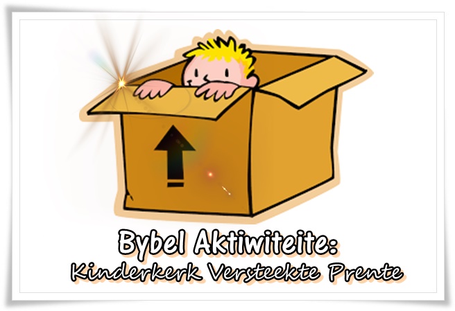 kinderkerk versteekte prente - groot