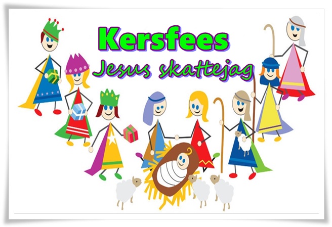 kersfees skattejag - groot