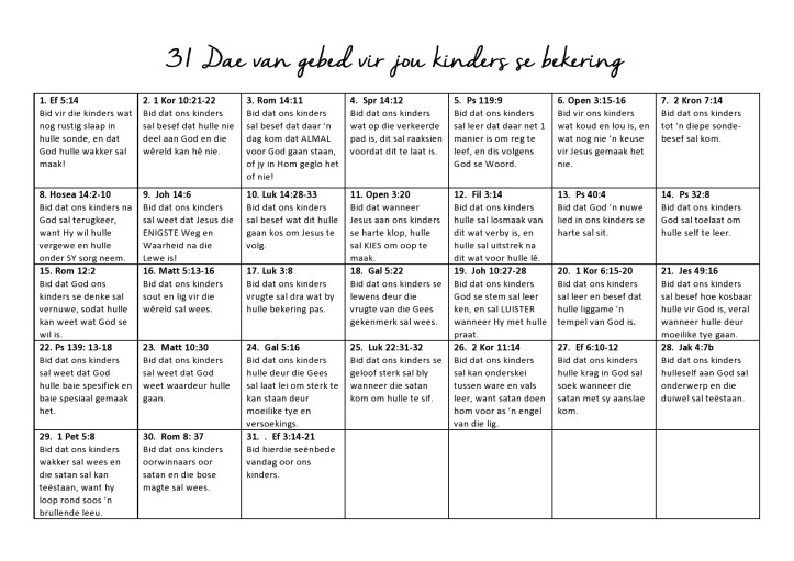 31 dae van gebed vir jou kinders se bekering-page0001