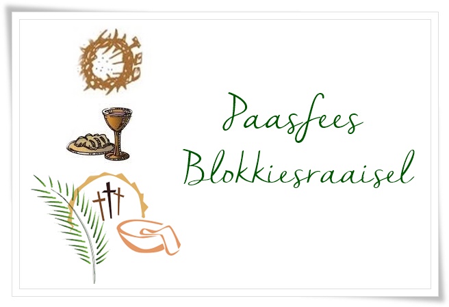 paasfees blokkiesraaisel - groot