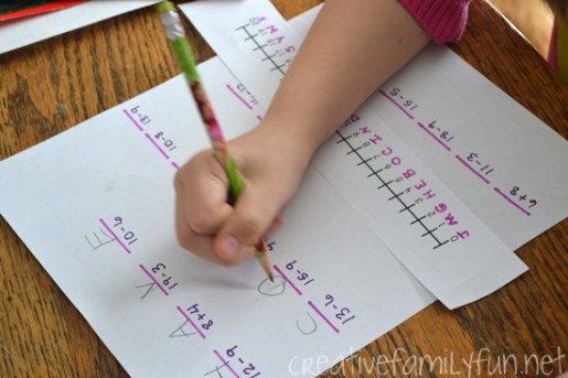 numberlinesecretcode4creativefamilyfun