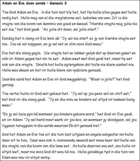 1. Adam en Eva doen sonde